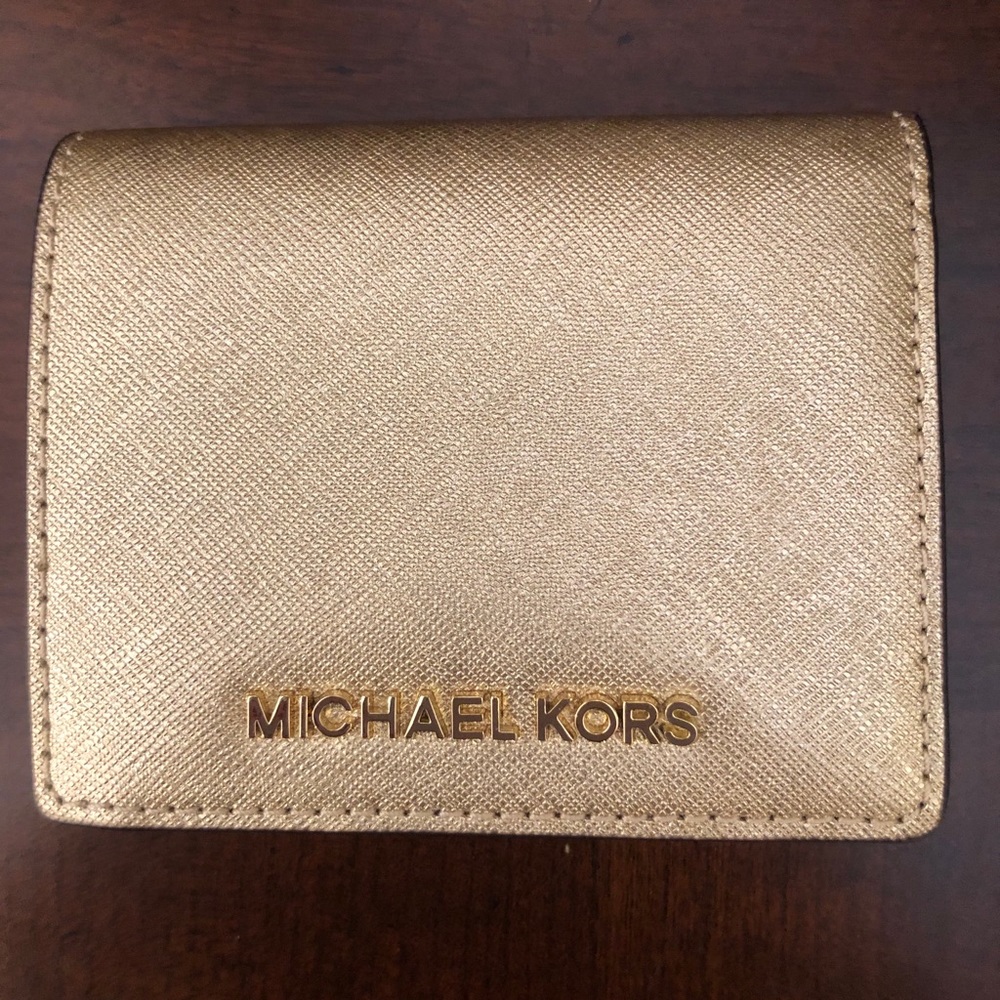 Michael Kors Gold Wallet NWOT